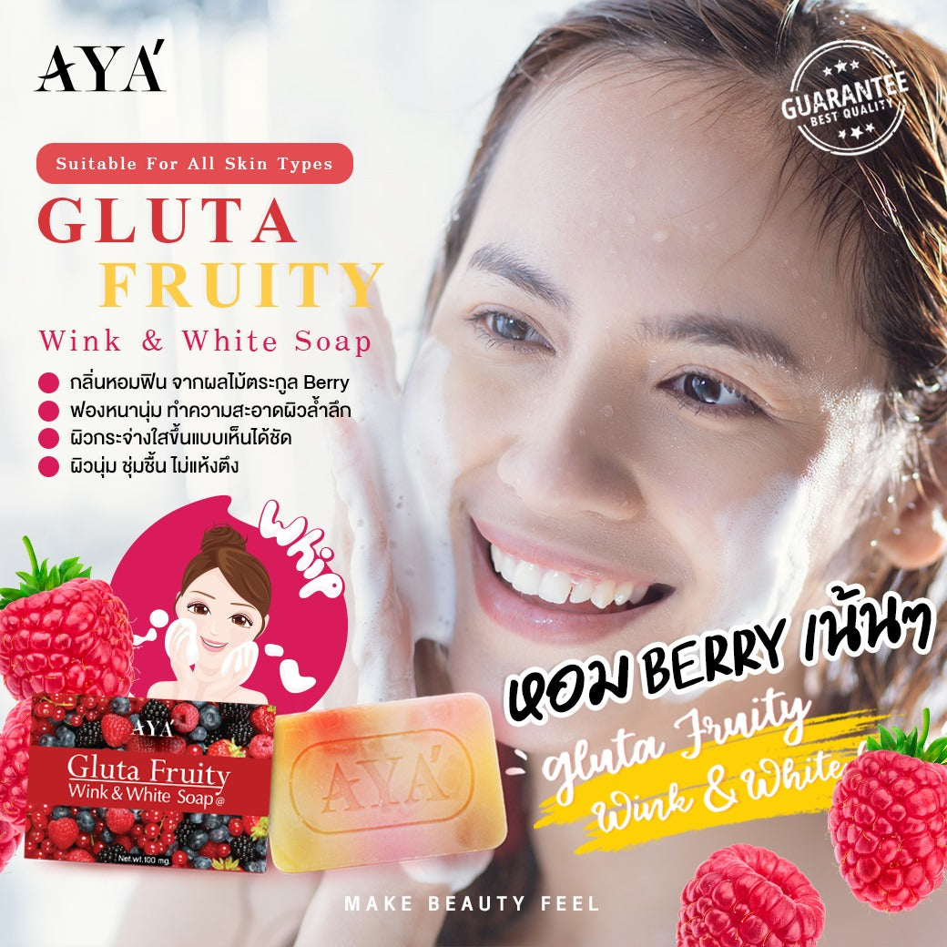 Gluta Fruity Wink and White Soap