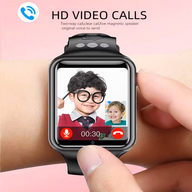 4G Kids Smart Watch with GPS, Video Call, SIM & Full Touch Display