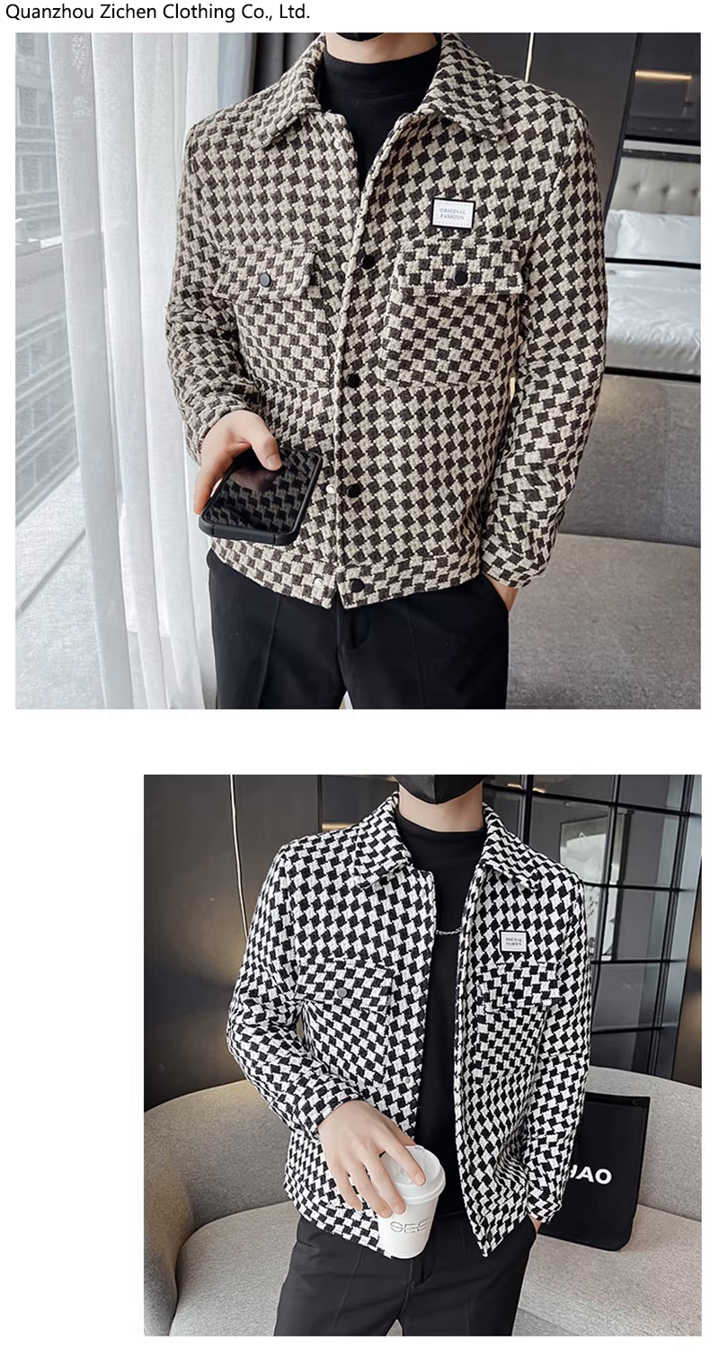 Men's Premium Spring Plaid Jacket – Slim Fit British Style Coat (S-3XL)