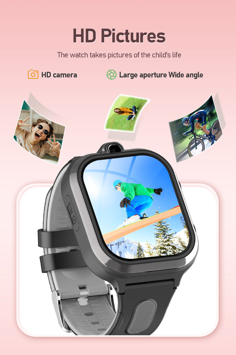 DF97 Kids 4G GPS Smartwatch – Waterproof, Video Call, Sleep & Mood Tracker