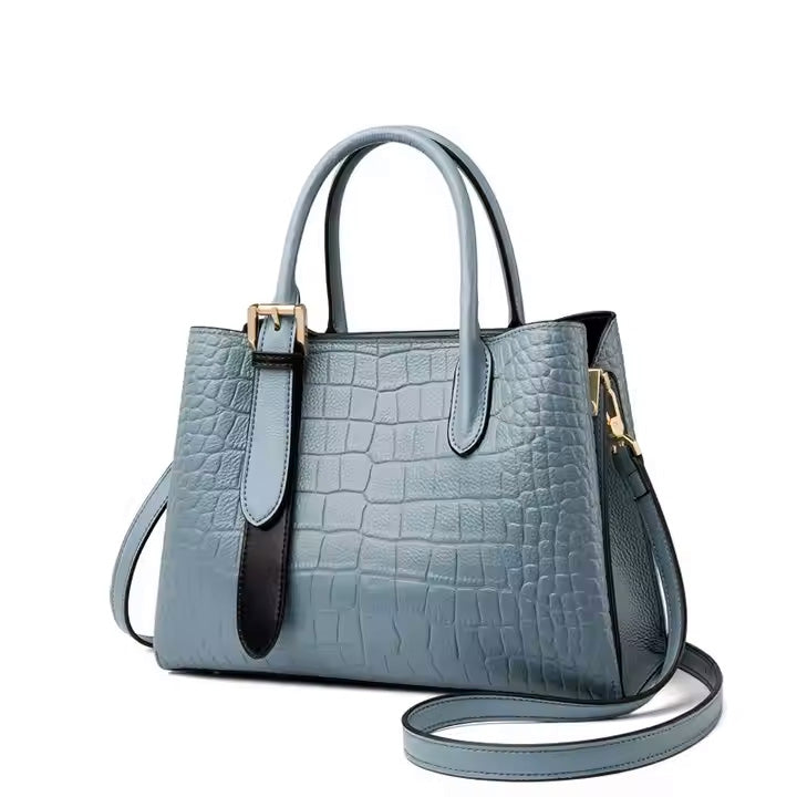 Luxury Leather Messenger Tote – Women's Handbag