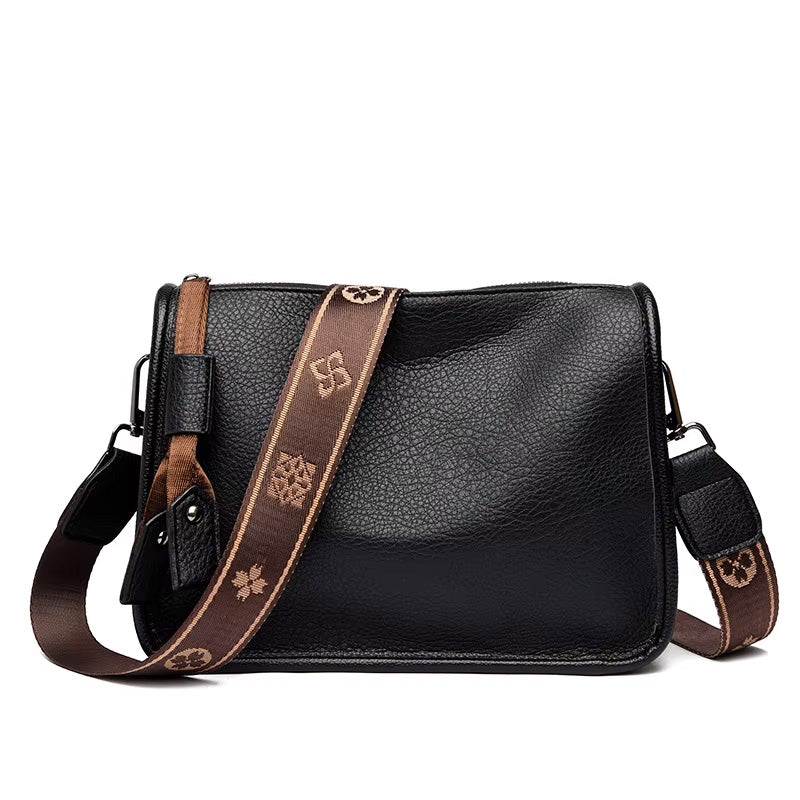 Luxury Genuine Leather Women's Tote & Crossbody Bag