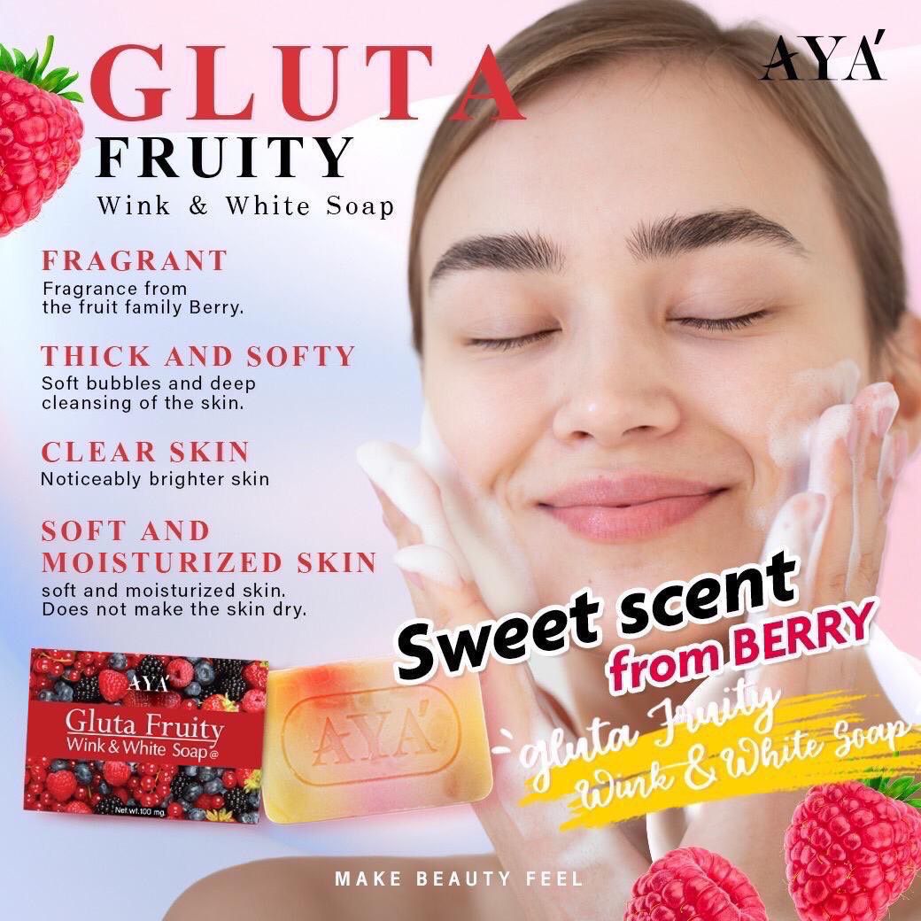 Gluta Fruity Wink and White Soap